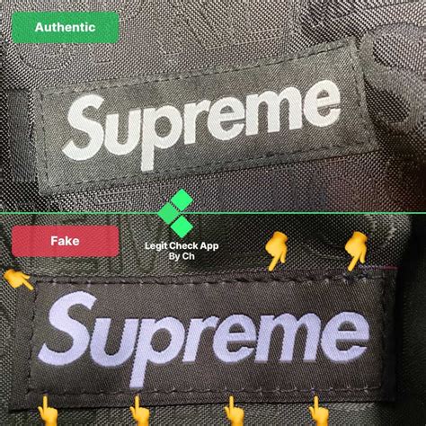 how to tell if a supreme bag is fake|real vs false supreme shoes.